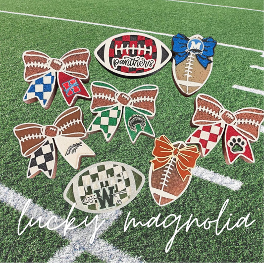 Custom Checkered Football